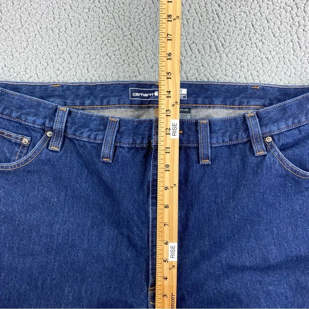 Carhartt Men's Relaxed Fit Straight Leg Rugged Flex Utility Jeans  |  Size:  44